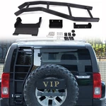 Fit For Hummer H3 2005-2009 Black Alloy Back Tail Door Roof Ladder Climb Basket. Fixed Price $299.99.
