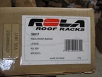 Rola Removable Rail Bar Rbxl Series Roof Rack Lexus RX350 PART#59817, New. Fixed Price $181.25.