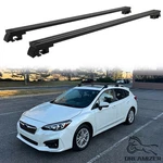 Heavy Duty Top Roof Rack Cross Bars W/ Raised Rails For Subaru Impreza 2017-2023. Fixed Price $199.19.