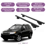 Erkul Roof Rack Cross Bars Subaru Forester 2009-2013 Raised Rails-black. Fixed Price $159.90.