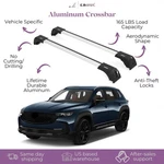 Erkul Roof Rack Cross Bars Fits Mazda CX-50 2023-2026 Aluminum Lockable Silver. Fixed Price $139.90.