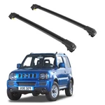 Fit For Suzuki Jimny (MK3) Suv 1998-2018 Roof Rack Cross Bars Black Set. Fixed Price $154.38.