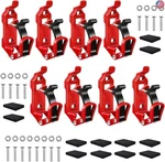 Rtshuok 8PCS Shovel For Roof Rack, Metal Rubber Clamp Mounting Brackets. Fixed Price $92.02.