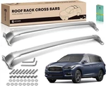 2014 - 2021 Infiniti QX60 Silver Roof Rack Cross Bar Set New. Fixed Price $76.00.