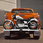 400LBS Hitch-mount Motorcycle Carrier Bike Trailer Hauler Rack. Fixed Price $132.46.