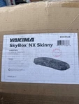 Yakima Skybox Nx Skinny 12 Rooftop Cargo Box, Fits Streamline Crossbar. Fixed Price $775.00.