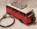 1973 Vw Volkswagen Type 2 Bus Van Red White Roof Rack '73. Fixed Price $27.99.