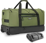 30" Waterproof Rolling Duffle Bag Heavy-duty & Collapsible For Travel/gym. Fixed Price $49.91.