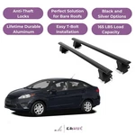 Erkul Roof Rack Crossbars Ford Fiesta 2011-2019 Naked Aluminum Black. Fixed Price $239.90.