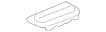 Genuine Honda Roof Molding Cap 75211-SCV-A01ZC. Fixed Price $129.12.