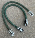 Vintage Interior Robe Rail Front Door Seat Pull Grab Handle Pair - 26" Long. Fixed Price $99.99.