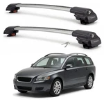 Roof Rack Cross Bars For Volvo V50 Wagon 2005-2011 Aluminum Silver Pair. Fixed Price $199.99.