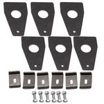 Roof Gutter Mounting Brackets Universal 6" Length 6PCS Kit Black. Fixed Price $48.72.