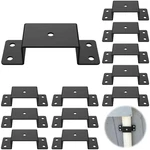 Irenporu 12 Trailer Stake Pocket Bracket For 2'' X 4'' Pcs, Black. Fixed Price $53.14.