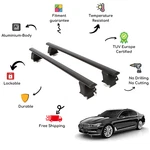 Bare Roof Rack Cross Bars Set For Bmw Serie 7 G11 4 Door 15-UP Black. Fixed Price $189.44.