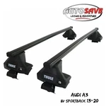 Thule Steel Squarebar Evo Roof Bars Set To Fit Audi A3 8V Sportback 13-20 Pair. Fixed Price $321.72.