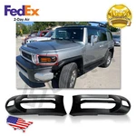 Matte Black Front Fog Light Bumper Lamp Cover Trim For 07-14 Toyota Fj Cruiser. Fixed Price $42.24.