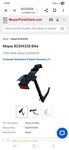 Mopar Hitch Mount P/n 82204328AB Black W/ 6FT Cable & Straps.. Fixed Price $75.00.