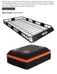 Komsepor Car Roof Rack Cross Bars 55" & Weize Heavy Duty 64"X 39" Set. Fixed Price $250.00.