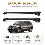 Fits Suzuki Grand Vitara 2000-2015 Flush Roof Racks Cross Bars Black Color 2X. Fixed Price $129.00.