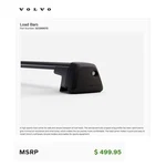 Volvo XC60 Cross Bars (for 2018-2026) Brand New Original Packaging. Fixed Price $350.00.