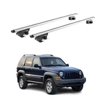 Fits Jeep Liberty 2002-2007 Roof Rack Cross Bars Silver Luggage Carrier Pcs. Fixed Price $89.99.
