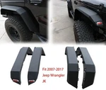 Vijay 4PCS Front And Rear Fender Flares With Led Light Fit 07-17 Wrangler Jk/jku. Fixed Price $349.99.