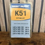 Mont Blanc K51 Roof Bar Fitting Kit Installation For Rack. Fixed Price $12.43.