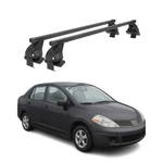 Smooth Roof Racks Cross Bars Luggage Carrier For Nissan Versa 2004-2012 Black 2X. Fixed Price $189.99.