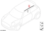 Genuine Mini Cooper One F55 F65 Sd First Roof Railing Left 51137331935. Fixed Price $242.39.