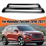 Black Top Roof Cross Bar Luggage Cargo Carrier Rack For Hyundai Tucson 16-21. Fixed Price $64.73.