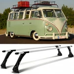 For Volkswagen Bus Classic Van Roof Rack Cross Bars Cargo Luggage W/rain Gutters. Fixed Price $169.05.