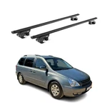 Roof Rack Cross Bars Luggage Carrier For Kia Sedona 2006-2014 Alu Black 2PCS. Fixed Price $109.99.