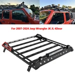 Roof Rack Cargo Carrier For 2007-26 Jeep Wrangler Jku & Jlu. Fixed Price $262.38.