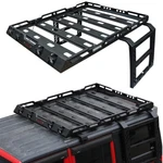 Vijay For 2007-2018 Wrangler Jk Roof Rack Cargo Luggage Carrier W/lights&ladder. Fixed Price $539.99.