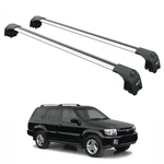 For Infiniti QX4 1997-2003 Roof Rack Cross Bars Ray Slot Rail Silver. Fixed Price $198.00.