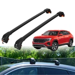 Erkul Roof Rack Cross Bars Fit Volkswagen Atlas Sport 20-25 Aluminum Black. Fixed Price $179.90.