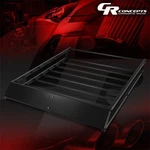 43"X35.5"ROOF Rack Top Cargo Luggage Carrier Basket+wind Fairing/deflector Black. Fixed Price $94.00.