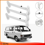 Set 750LB Van 3 Bar Roof Ladder Rack Heavy Duty Steel White Top Carrier. Fixed Price $85.49.