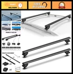 47" Aluminum Roof Rack Cross Bars For Raised Side Rails, Adjustable Cargo Carrie. Fixed Price $89.99.