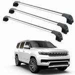 For Jeep Grand Wagoneer (2021-2026) Roof Rack Cross Bars Flush Rail, 3QTY Silver. Fixed Price $308.00.