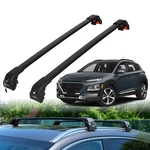 Heavy Duty Roof Rack Crossbars For Hyundai Kona 2018-2023 W/ Flush Rails. Fixed Price $189.90.