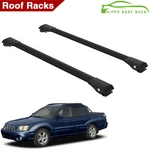 For Subaru Baja 2002-2006 Flush Roof Rack Cross Bars Black Set Pcs. Fixed Price $129.00.