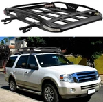 50" Roof Rack Cargo Carrier Baskets Crossbars W/ Led Light Ford Expedition. Fixed Price $229.06.