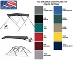 7.6OZ Boat Bimini Top 3 Bow Xpress Sv 20SC 2008. Fixed Price $616.02.