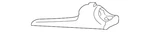 Genuine Ford Roof Luggage Carrier Side Rail Cap 1F1Z-74551A03-AAA. Fixed Price $15.62.
