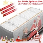 Aluminum Roof Rack Side Rails For Sprinter 170"EXT Wb-rubber Seal, 2007-2025. Fixed Price $120.00.