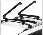 Universal Snowboard Roof Rack For Cross Bars Holds 6 4 Boards Black. Fixed Price $99.97.