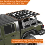 Steel Cap Rack Truck Bed Cargo Carrier Fit All Jeep Gladiator Jt Toyota Tacoma. Fixed Price $319.99.