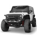 Hooke Road Front Bumper For Jeep Wrangler Jk Jl Gladiator Jt 07-26 W/winch Plate. Fixed Price $109.36.